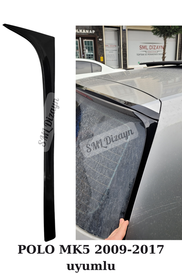 2009-2010-2011-2012-2013-2014-2015-2016-2017 volkswagen polo arka cam kenar çıtası lipi bıçağı eki