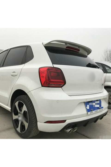 rear trunk spoiler for volkswagen polo mk5 2009-2010-2011-2012-2013-2014-2015-2016-2017