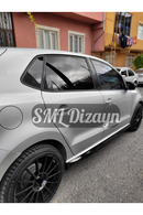 side skirts lips for 2009-2010-2011-2012-2013-2014-2015-2016-2017 volkswagen polo mk5