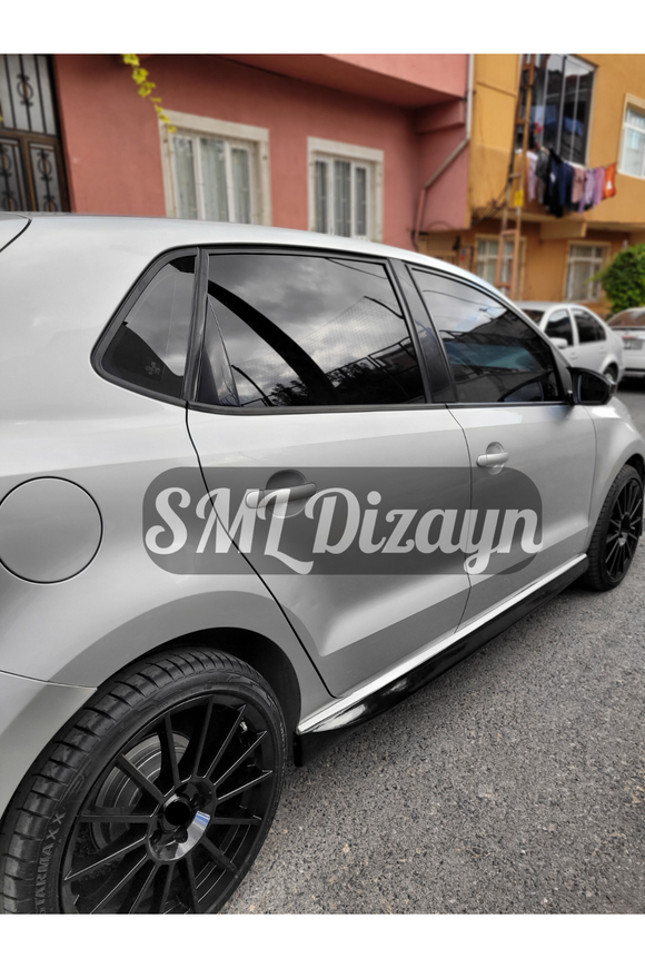 side skirts lips for 2009-2010-2011-2012-2013-2014-2015-2016-2017 volkswagen polo mk5