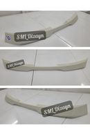 rear trunk spoiler for volkswagen polo mk6