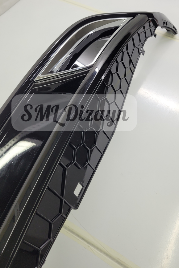 Polo Mk6 Egzoz Görünüm R Line Difüzör 2018-2021 (Makyajsız Kasa)