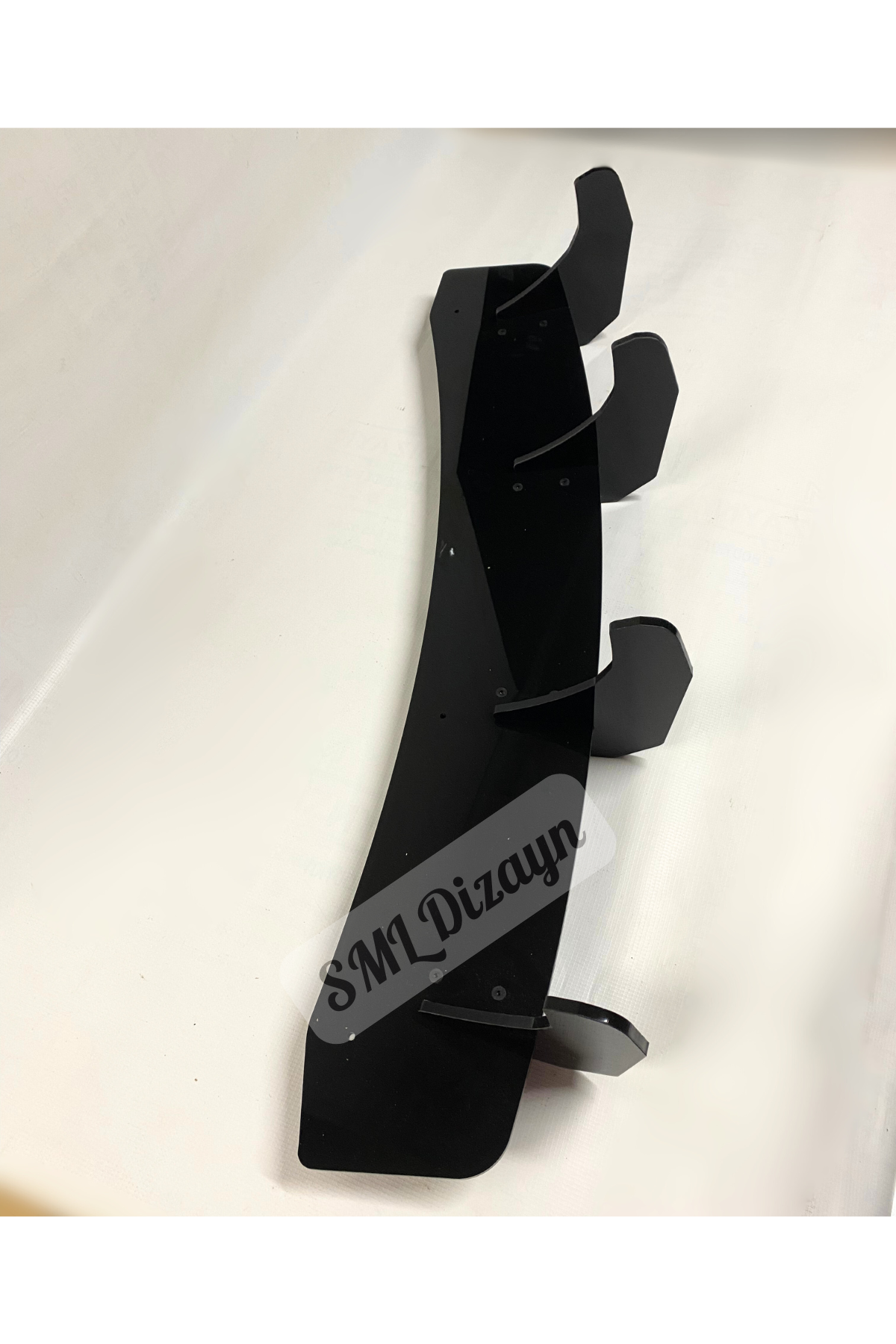 Scirocco R Rear Bumper 4-Piece Flap-Blade-Lip Glossy Black 2009-2017