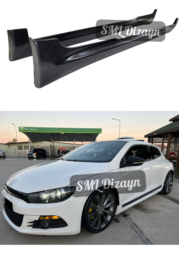 side skirt lips for volkswagen scirocco 2008-2009-2010-2011-2012-2013-2014-2015-2016-2017