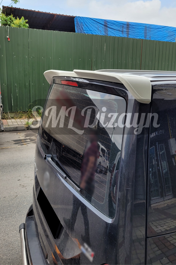 rear trunk spoiler for volkswagen transporter t6 2016-2017-2018-2019-2020-2021-2022-2023