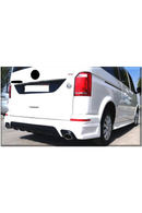rear diffuser lip for 2011-2012-2013-2014-2015-2016-2017-2018-2019-2020-2021-2022-2023 volkswagen transporter 