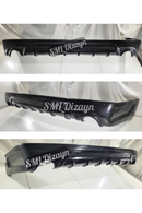 volkswagen transporter arka ek tampon difüzör difizör