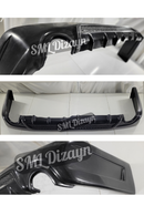 2011-2012-2013-2014-2015-2016-2017-2018-2019-2020-2021-2022-2023 volkswagen transporter arka ek tampon difüzör difizör