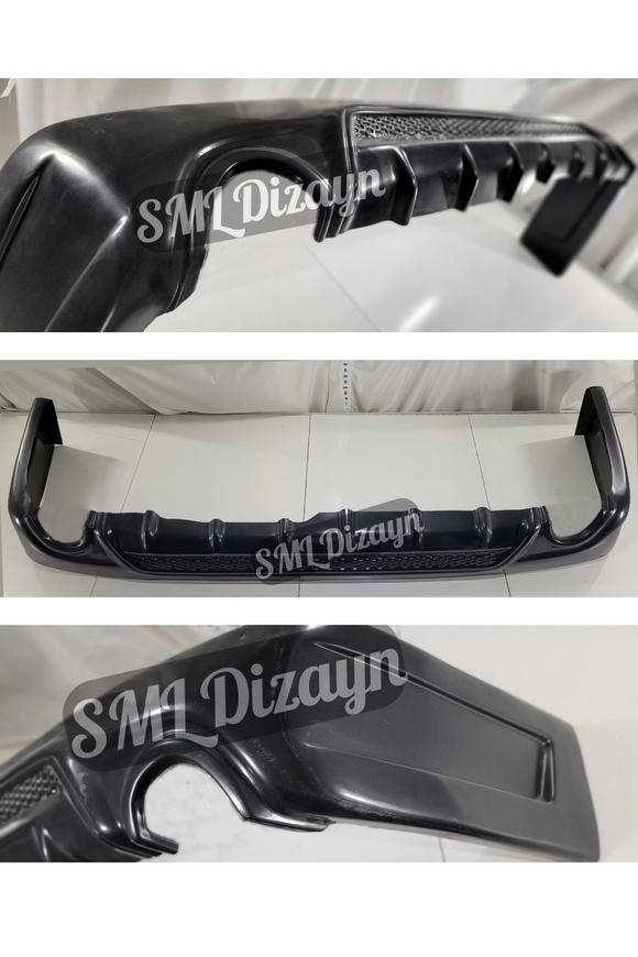 2011-2012-2013-2014-2015-2016-2017-2018-2019-2020-2021-2022-2023 volkswagen transporter arka ek tampon difüzör difizör