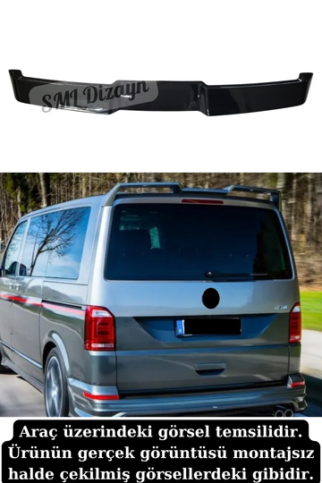 volkswagen transporter t6-t6.1 spoiler bagaj üstü spoyler