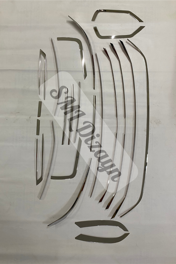 2021-2022-2023-2024 transporter ön panjur tampon nikelaj full set