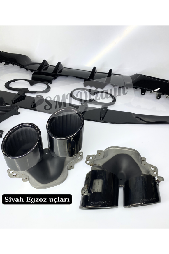 rear diffuser and exhaust for w177 amg