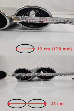 dual exhaust pipe for mercedes c63 w204