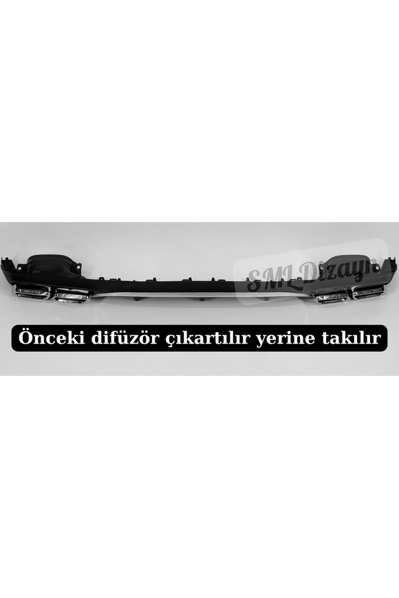 w205 difüzör coupe uyumlu