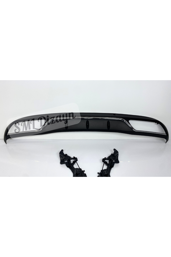 rear diffuser for w205 sedan standard bumper