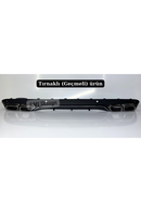 rear diffuser for w205 sedan standard bumper